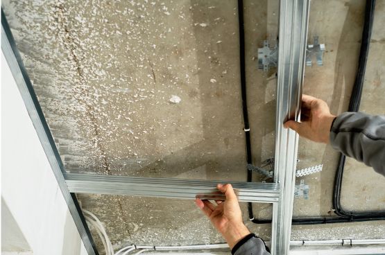 steel ceiling