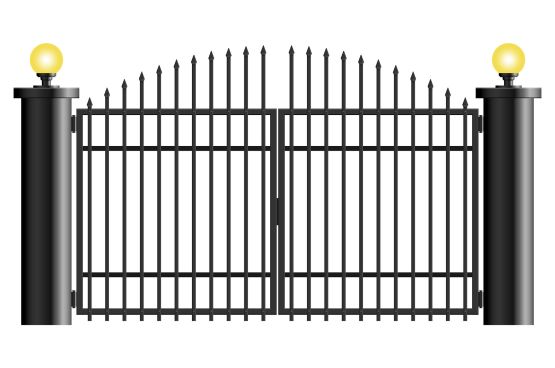 steel gate